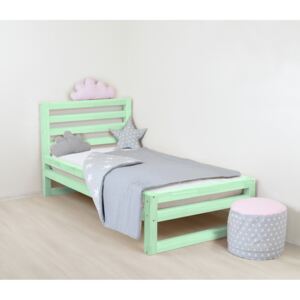 Benlemi Detská posteľ DeLuxe 90x160 cm Farba: Pastelová zelená