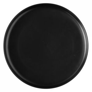 Lunasol - Dezertný tanier Coupe čierny 20 cm – Flow (491073)