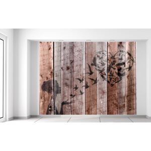 Gario Fototapeta Láska na dreve Rozmery (š x v): 200 x 150 cm, Materiál: Latexová (lepidlo zadarmo)