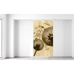 Gario Fototapeta Krémové púpavy Rozmery (š x v): 110 x 200 cm, Materiál: Latexová (lepidlo zadarmo)