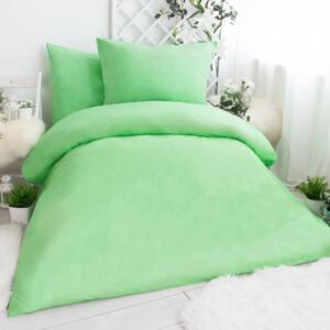 XPOSE® Bavlnené obliečky na dve postele EVITA EXCLUSIVE - letné zelené