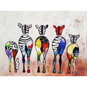 Farebné zebry
