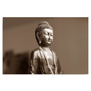 Obraz CARO - Buddha On A Brown Background 40x30 cm