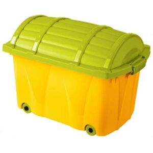 Keeeper Plastový box na kolieskach - 42l - žltý, sv. zelená Keeeper 120579