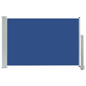 Zaťahovací bočná markíza 60x300 cm Dekorhome Modrá