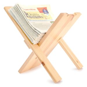 ČistéDrevo Dřevěný stojan na noviny