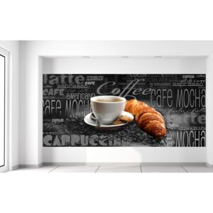 Gario Fototapeta Káva s občerstvením Materiál: Latexová (lepidlo zadarmo), Veľkosť: 536 x 240 cm