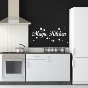 GLIX Magic kitchen - nálepka na stenu Biela 50x20 cm