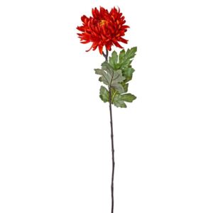 Chryzantéma kus červeno-oranžová 60x17cm - Umelé kvety