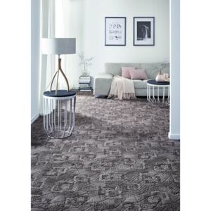 Metrážny koberec BOSSANOVA sivý - 400 cm