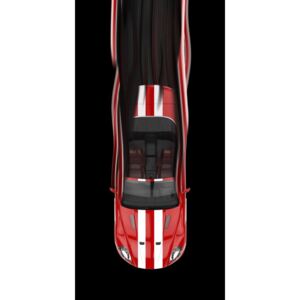 Carbotex Detská osuška Red Car, 70x140cm