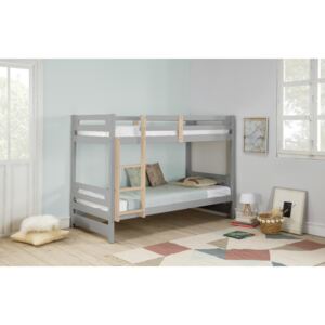Detská poschodová posteľ v škandinávskom dizajne Sami light grey