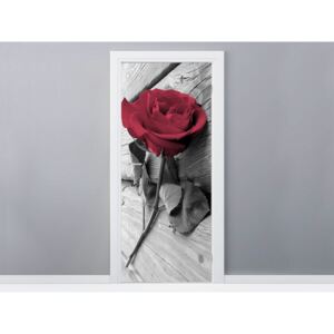 Gario Samolepiaca fólia na dvere Očarujúca ruža 95x205cm