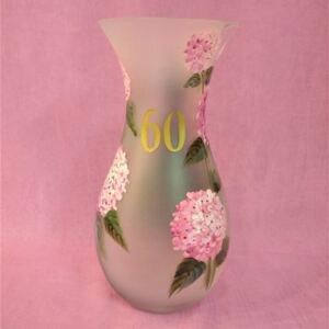 Darčeky.Online Maľovaná sklenená váza 60