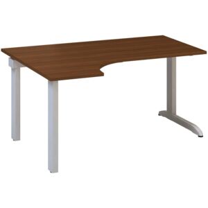 Rohový písací stôl CLASSIC C, ľavý, dezén orech