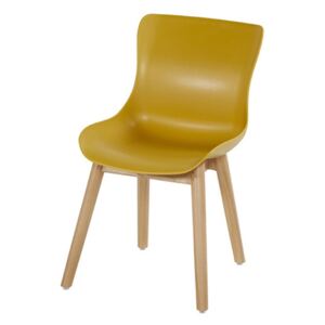 Záhradná stolička SOPHIE TEAK - Žltá