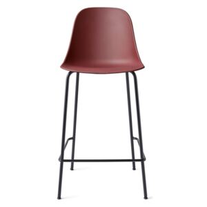 Menu Barová stolička Harbour Side Chair 73 cm, burned red/black steel