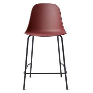 Menu Barová stolička Harbour Side Chair 63 cm, burned red/black steel