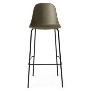 Menu Barová stolička Harbour Side Chair 73 cm, olive/black steel