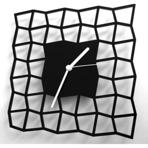 AtelierDSGN: Dizajnové nástenné hodiny: NeoKubist - Čierne, Výber farieb Čierna