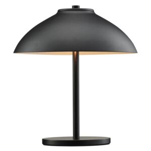 Stolná lampa Vali, výška 25,8 cm, čierna