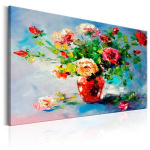 Bimago Ručne maľovaný obraz - Beautiful Roses 60x40cm