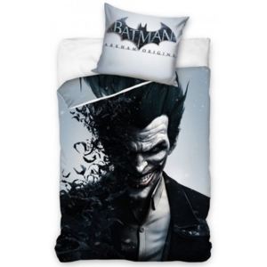 Carbotex · Posteľné návliečky Batman Arkham Origins - Joker - 100% bavlna - 70x80 cm + 140x200 cm