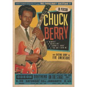 Plagát, Obraz - Chuck Berry at the Odeon - Southend, (59.4 x 84.1 cm)