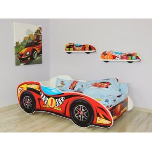 Detská posteľ 160x80 cm top car+matrac+darček