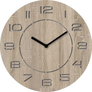 Nástenné hodiny drevené MPM E07.4115.50
