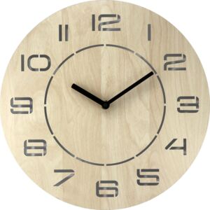 Nástenné hodiny drevené MPM E07.4115.53
