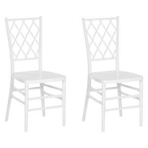 Set 2 ks. jedálenských stoličiek CLARO (biela). Akcia -26%. Vlastná spoľahlivá doprava až k Vám domov