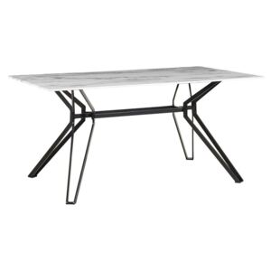 Jedálenský stôl BANOLA (čierna) (pre 6 osôb). Akcia -25%. Vlastná spoľahlivá doprava až k Vám domov