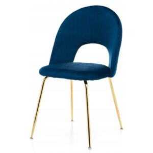 PROXIMA.store - Jedálenská stolička LUXURY II - modrá