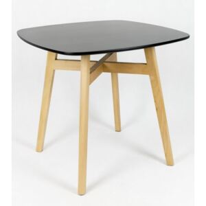 OVN jedálenský stôl ST 18 CZ čierna/buk masív 80 cm