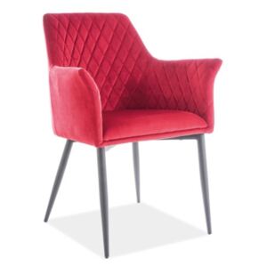 Jedálenská stolička BARKER Velvet, 43x85x45, bluvel 59