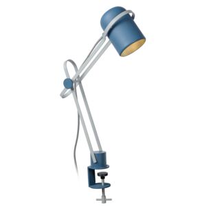 Stolná lampa BASTIN Clamp 1/E14 Blue