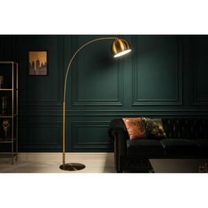 IIG - Elegantná oblúková lampa LOUNGE DEAL 205 cm zlatá