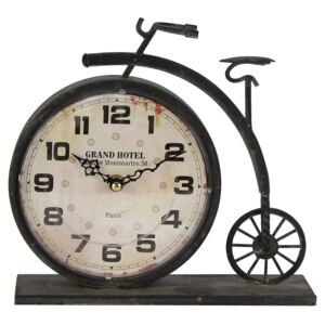 Stolové hodiny v tvare retro bicykla - 23 * 7 * 22 cm