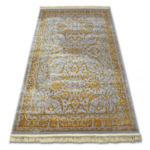 Luxusný kusový koberec akryl Claris žltý, Velikosti 80x300cm
