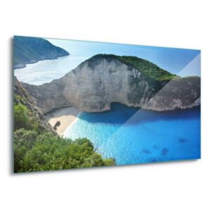 Sklenený obraz - Greece 4 x 30x80 cm