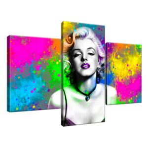 Obraz na plátne Marilyn Monroe Pop Art 90x60cm 2569A_3B