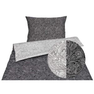 Goldea bavlnené posteľné obliečky - vzor 597 tmavé moderné ornamenty 140 x 200 a 90 x 70 cm