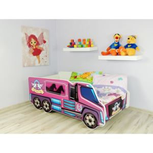 Detská posteľ Pony Truck 140x70 (Detská posteľ Pony Truck 140x70 bez úložného priestoru)
