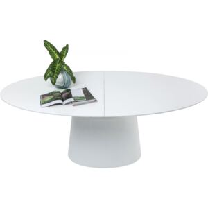 KARE DESIGN Predlžovací stôl Benvenuto White 200 (50) x110 cm 75 × 200 × 110 cm