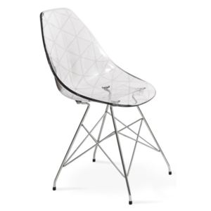 Exkluzívna plastová stolička Dalsegno Prisma classic