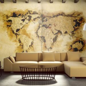 Fototapeta - Gold-diggers' map of the World 450x270 cm