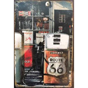 Ceduľa Route 66 Regular 30cm x 20cm Plechová tabuľa