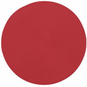 Červené guľaté prestieranie Tiseco Home Studio Round, ø 38 cm