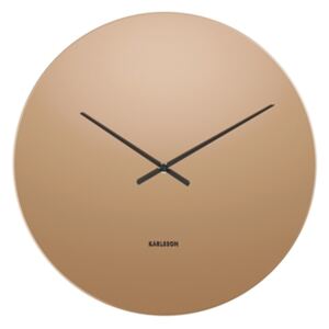 Karlsson Sklenené nástenné hodiny - Karlsson Mirage Copper, OE 40 cm